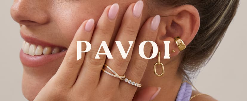 PAVOI 18K Gold Plated 3 Rings Set | Gold Stacking Rings for Women | Stacking Ring Set