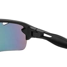 Polarized Sports Sunglasses with 5 Interchangeable Lenses for Men Women Softball Baseball Pickleball Cycling Glasses