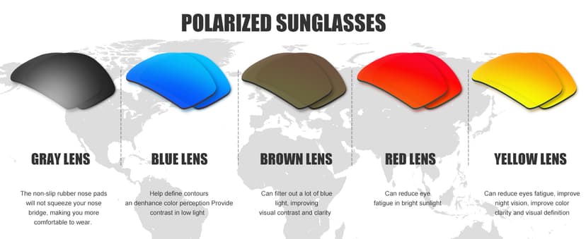 suoso Polarized Sports Sunglasses for Men: UV400 Protection Glasses Womens Wrap Around Goggles for Driving Fishing