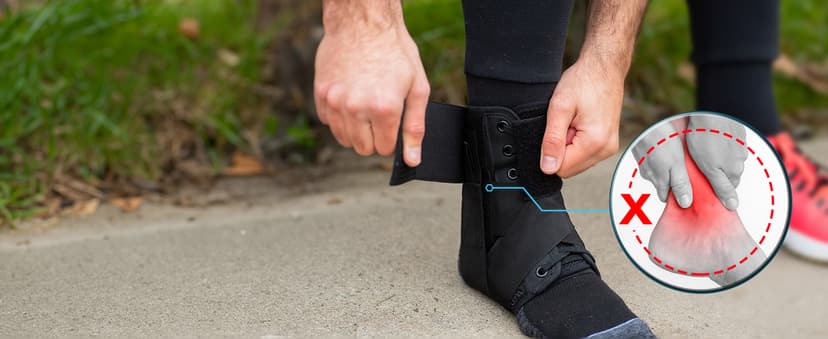 Zenith Ankle Brace, Lace Up Adjustable Support – for Running, Basketball, Injury Recovery, Sprain! Ankle Wrap for Men, Women, and Children