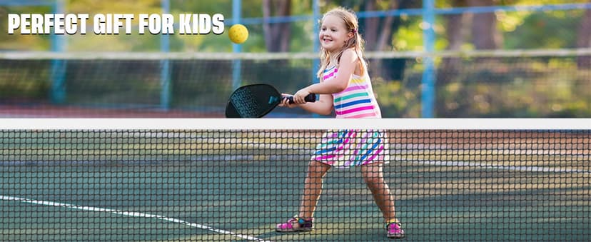 BAGAIL Portable Pickleball Net Set with Wheels, 22 FT Regulation Size & 11 FT Half Court Size 2-in-1 Pickle Ball Net with Ball Collector, Carry Bag, 4 Pickle Balls, Easy Setup for Outdoor Indoor