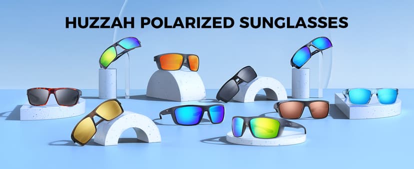 KastKing Huzzah Polarized Sport Sunglasses for Men and Women, Ideal for Driving Fishing Cycling and Running,UV Protection
