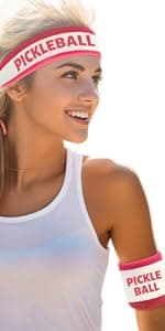 Pickle Ball Sweatbands Headband Pickleball Players Lovers Gifts for Men Women Accessories Boys and Girls Teens