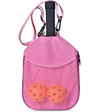 Pickleball Paddle Cover and Storage Bag With Pockets - Water Resistant Racket Sleeve for Standard & Extended Paddles