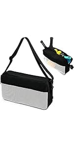 Cosmos 2 Pcs Pickleball Paddle Cover Paddle Case Bag Pickleball Racket Sleeve and Ball Storage Mesh Pocket for Pickle Ball Equipment Accessories Storage & Carrying, with Fence Hook
