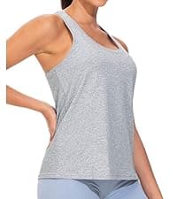 THE GYM PEOPLE Women's Workout Tops in Ice Silk Quick Dry Sleeveless