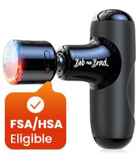 BOB AND BRAD Q2 Pro Mini Massage Gun with Heat and Cold Head,Pocket-Sized Deep Tissue Massager Gun,Portable Percussion Muscle Massager Gun, Ultra Small&Quiet Muscle Massage Gun, FSA and HSA Eligible