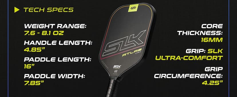 Selkirk Sport Pickleball Paddles Set of 2 | Designed in The USA | Choose The SLK Neo Graphite, SLK Neo Fiberglass Pickleball Set or SLK Atlas Pickleball Bundle