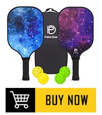 DULCE DOM Pickleball Paddles Set of 2/4 - USAPA Approved, Fiberglass Surface Pickleball Racket with 4 Indoor Outdoor Pickleball Balls and Pickleball Bag, Ideal Training Equipment Gift for Men & Women