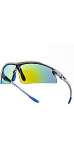 Franklin Sports Pickleball Sunglasses - All Sport UV Glasses for Tennis, Pickleball, Cycling, Rowing + More - Athletic Shades with Headband + Carry Bag, Red