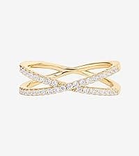 PAVOI 18K Gold Plated 3 Rings Set | Gold Stacking Rings for Women | Stacking Ring Set