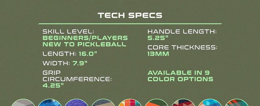 SLK Helix Pro Pickleball Paddle | Carbon Fiber & Fiberglass Hybrid Face | Thermoformed Carbon Fiber Core | Unmatched Control