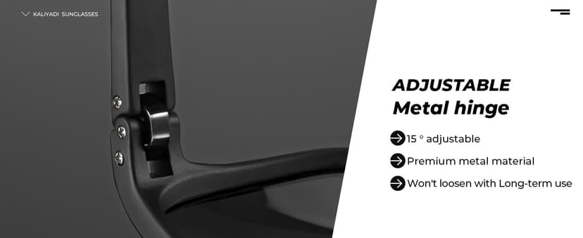 KALIYADI Polarized Sunglasses for Men, Lightweight Sun Glasses with UV Protection for Driving Fishing Golf