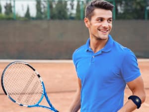 Sleeve Stars Tennis Elbow Brace for Women - Adjustable Tennis Elbow Strap, Golfers Elbow Brace for Men, Counterforce Brace for Tennis Elbow for Tendonitis Relief, Fits 9"-23" (Single/Black)