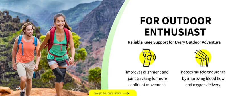 Knee Brace for Women & Men, 2 Pack Compression Knee Brace, Knee Support Sleeve for Pain Relief, Running, Workout, Sports, Knee Braces for ACL, Meniscus Tear, Arthritis and Injury Recovery Purple L