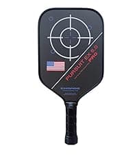 Engage Pursuit Pro MX 6.0 Pickleball Paddle – Elongated Shape, Raw T700 Toray Carbon Fiber Face, 16mm Control Pro “Black” Core