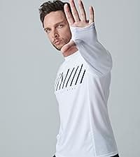 5 Pack Men’s Active Quick Dry Crew Neck T Shirts | Athletic Running Gym Workout Short Sleeve Tee Tops Bulk