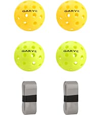 GARYE Pickleball Paddles Set, Carbon Fiber Pickle Ball Paddle, USAPA Approved Lightweight Rackets for Adults and Teenagers, Includes 6 Balls, 1 Bag, and 4 Grip Tapes.