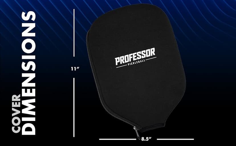 Professor Pickleball Paddle Neoprene Cover - Universal Fitting Cover Pickleball Paddles - Prevents Scratches & Dents - Perfect for Travel & Protection