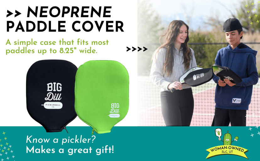 Big Dill Pickleball Paddle Cover Only - Neoprene Pickleball Paddle Sleeve, Pickle Ball Paddle Covers or Pickleball Paddle Case for Pickleball Paddles
