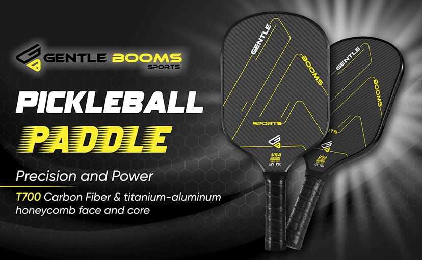 Pickleball Paddles,3K Raw T700 Carbon Fiber Pickleball Paddle with High Grit & Spin,Aerospace-Grade Ultra-Light Titanium-Aluminum Honeycomb Core & Face,The Pickleball Rackets for Novice & Pro Players