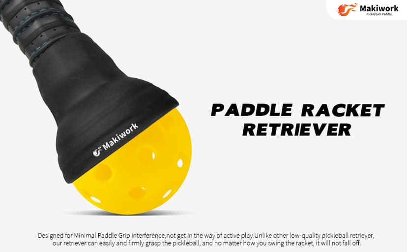 Pickleball Ball Retriever Silicone Pickleball Grabber and Picker