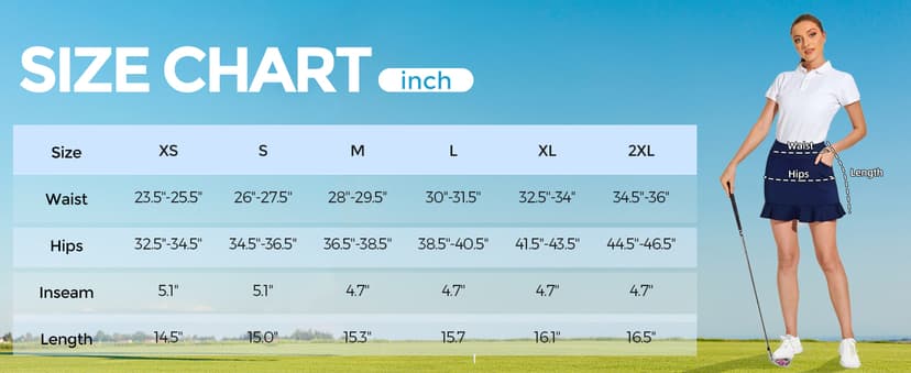 M MOTEEPI Tennis Skirt with Shorts Golf Skorts for Women Dressy Pickleball Skort Golf Outfits Clothes Athletic Skirts