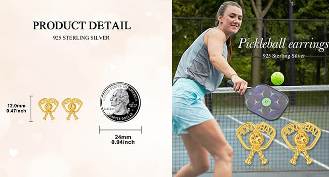 MONGAS Lotus/Cherry/Turtle/Seahorse/Ladybug/Daisy/Spike/Horse/Dachshund/Pickleball/Dragon/Earrings Sterling Silver Screw Back Stud Earrings Jewelry for Women