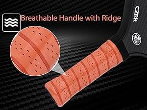 Pickleball Paddle, USA Pickleball Approved, 3K Raw Carbon Fiber Surface (CFS) High Grit & Spin, with 16MM Polypropylene Honeycomb Core, Ideal for Novice and Professional Players