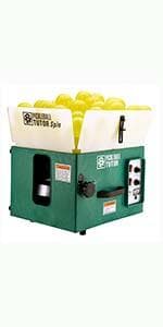 Pickleball Tutor Spin Model. Variable SIDESPIN. Made in USA by #1 Pickleball Machine Company.