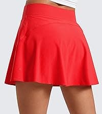 CRZ YOGA 4-Way Stretch Skirts for Women High Waisted Work Casual Golf Tennis Skirt Skorts with 5 Pockets