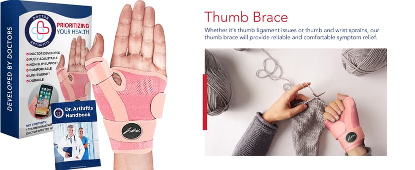 Doctor Developed Wrist Brace, Wrist Wraps for Carpal Tunnel Arthritis, Tendonitis, Hand Support, Ideal for Fitness, Weightlifting - Handbook Included (Wrist Brace 1 Pack)