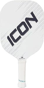 Diadem Warrior Pickleball Paddle | Carbon Fiber Face, 3X L-Core Hybrid Nomex Polymer Honeycomb Core, Grit Paint Surface for Spin, Control and Power | Indoor/Outdoor | USAPA Approved