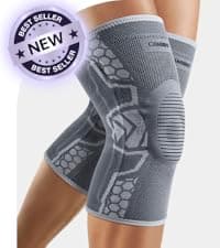 CAMBIVO 2 Pack Knee Braces for Women and Men, Patella Knee Support Strap, Basketball, Running, Hiking, Volleyball, Tennis, Squats