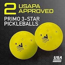 JOOLA Pickleball Paddles & Sets – Agassi Shape or Essentials – Fiberglass or Carbon Fiber Surface – UPA-A & USAP Approved – Single Paddle or Pickleball Set with Balls & Bag – Enhanced Spin & Control