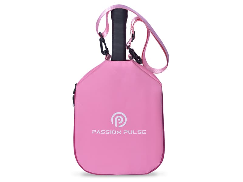 Pickleball Paddle Cover and Storage Bag With Pockets - Water Resistant Racket Sleeve for Standard & Extended Paddles