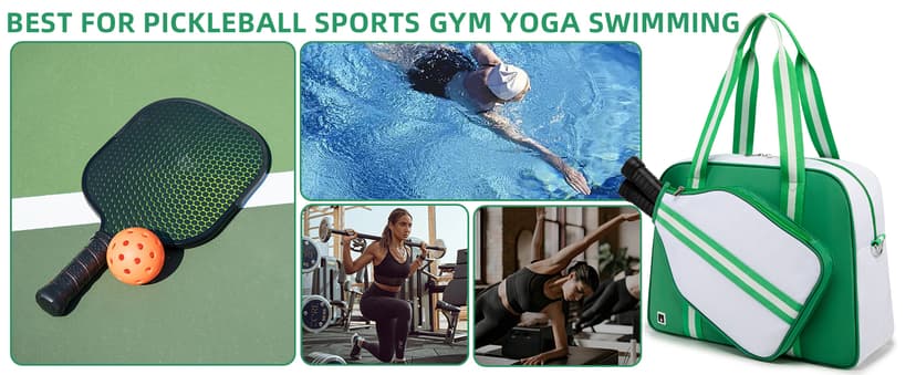 Pickleball Bag, Pickleball Bags for Women and Men,Pickleball Paddle Bag Large Capacity can Hand-Carried or Crossbody.