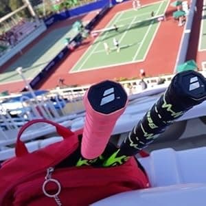 ALIEN PROS Tennis Racket Grip Tape - Precut and Dry Feel Tennis Grip - Tennis Overgrip Grip Tape Tennis Racket - Wrap Your Racquet for High Performance