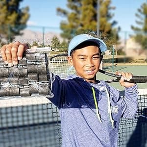 ALIEN PROS Tennis Racket Grip Tape - Precut and Dry Feel Tennis Grip - Tennis Overgrip Grip Tape Tennis Racket - Wrap Your Racquet for High Performance