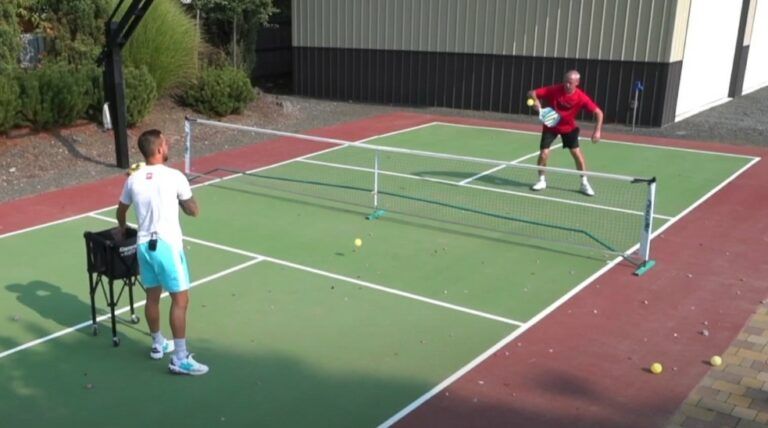 Pickleball volley drills: Mastering the backhand volley