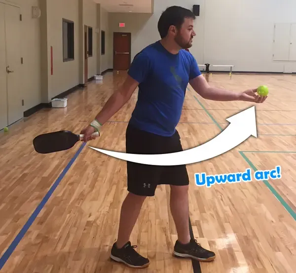 perfect underhand serve