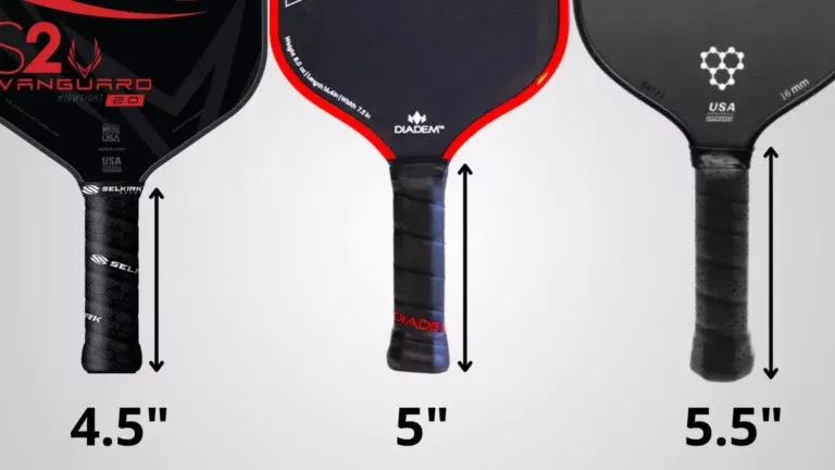 handle length on pickleball paddles