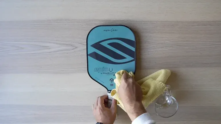 Why cleaning your pickleball paddle matters