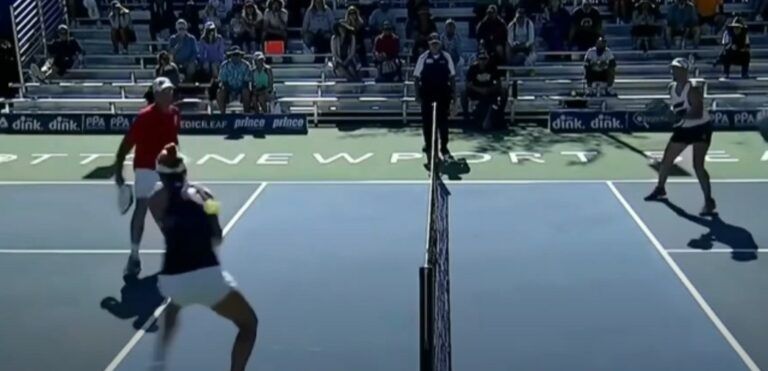 What is a pickleball body shot