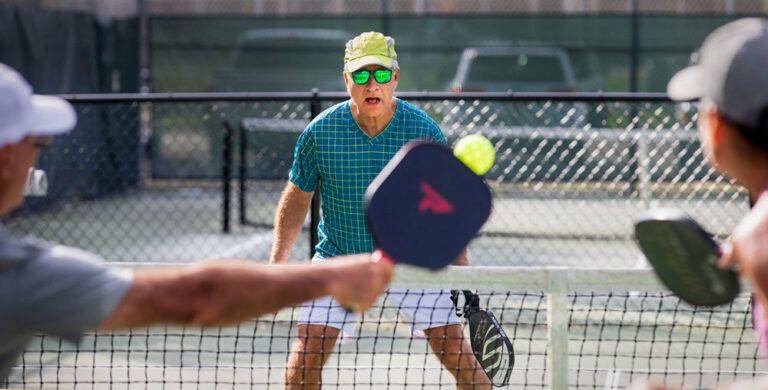Pickleball body shot