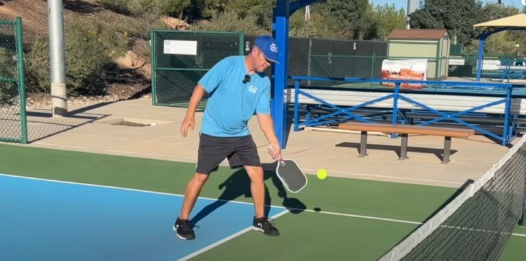 What is a pickleball foot fault?