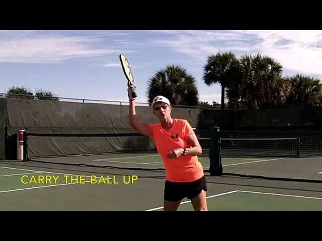 Mechanics of a killer lob serve