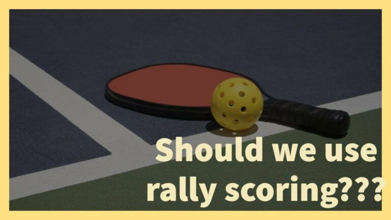 Pickleball rally scoring