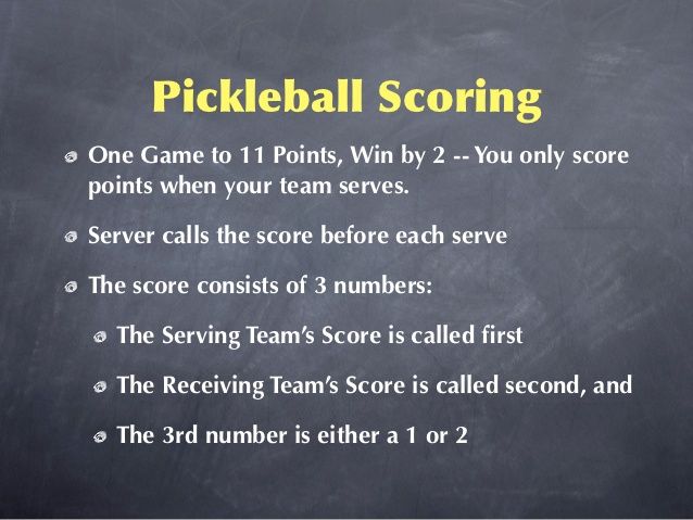 Scoring System and How to Announce the Score