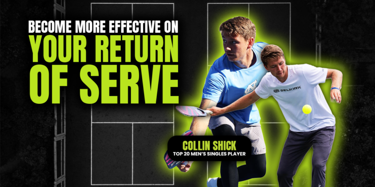 Returning serves with purpose